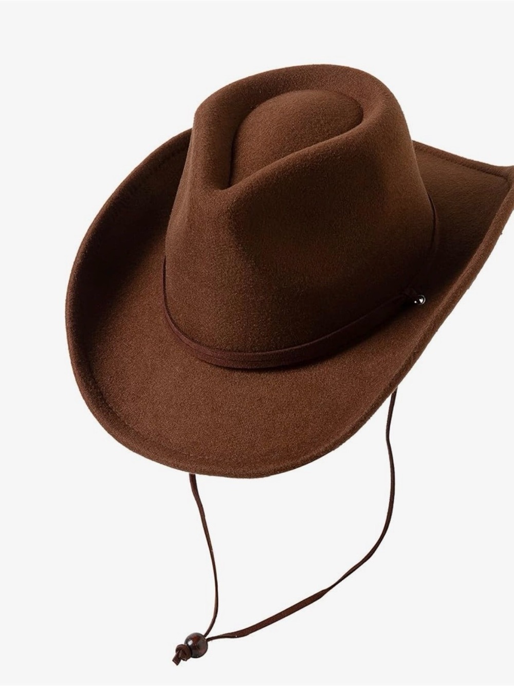 Classic Brown Felt Cowboy Hat - Toddler size